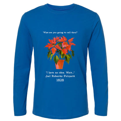 Poinsettias Long Sleeve T-Shirt