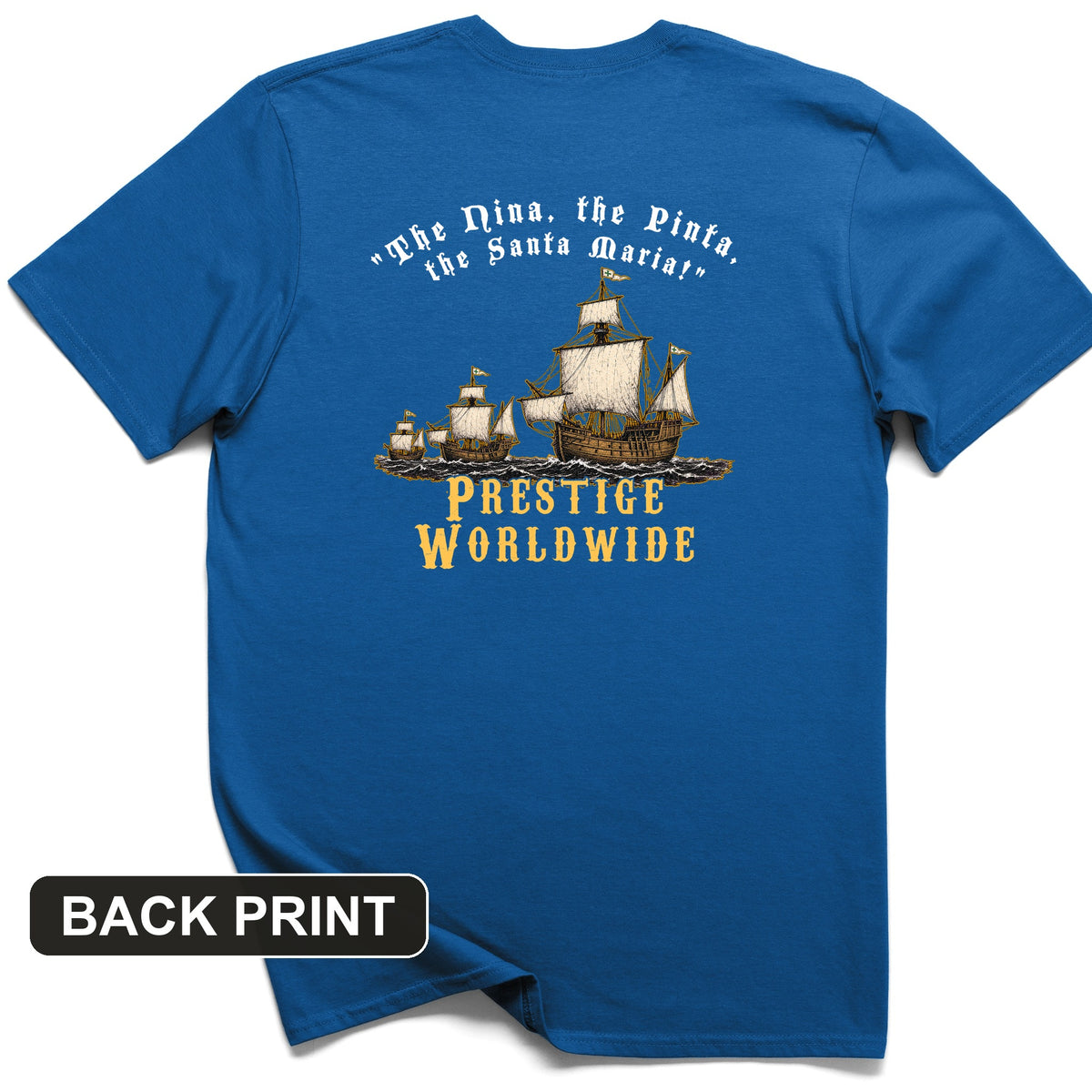 Prestige Worldwide Back Print T-Shirt
