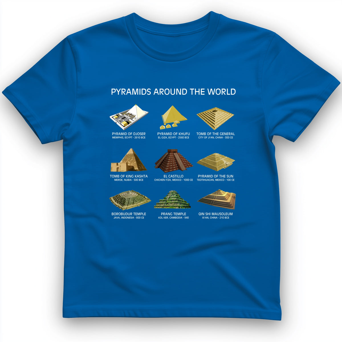 Pyramids Of The World T-Shirt