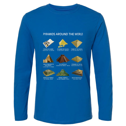 Pyramids of the World Long Sleeve T-Shirt
