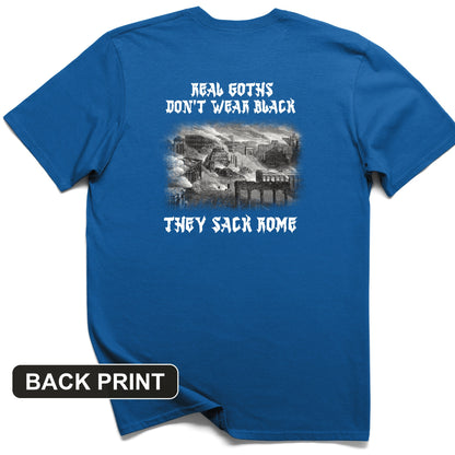Real Goths Back Print T-Shirt