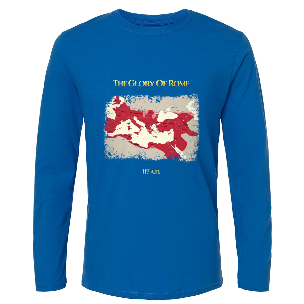 Roman Empire Map Long Sleeve T-Shirt