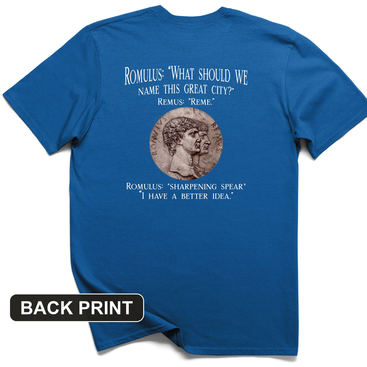Rome Back Print T-Shirt