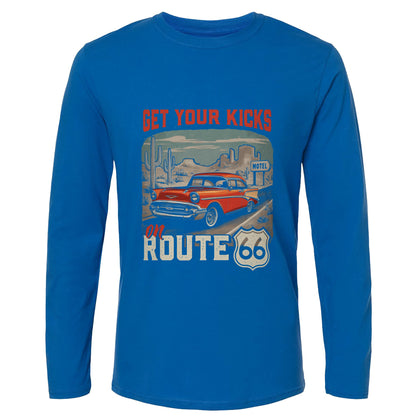 Route 66 Billboard Long Sleeve T-Shirt