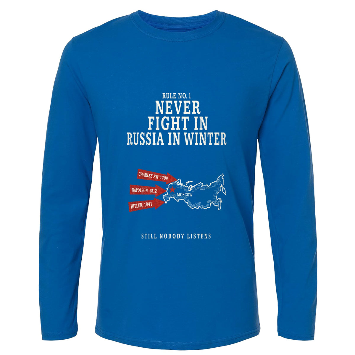 Russia In Winter Long Sleeve T-Shirt