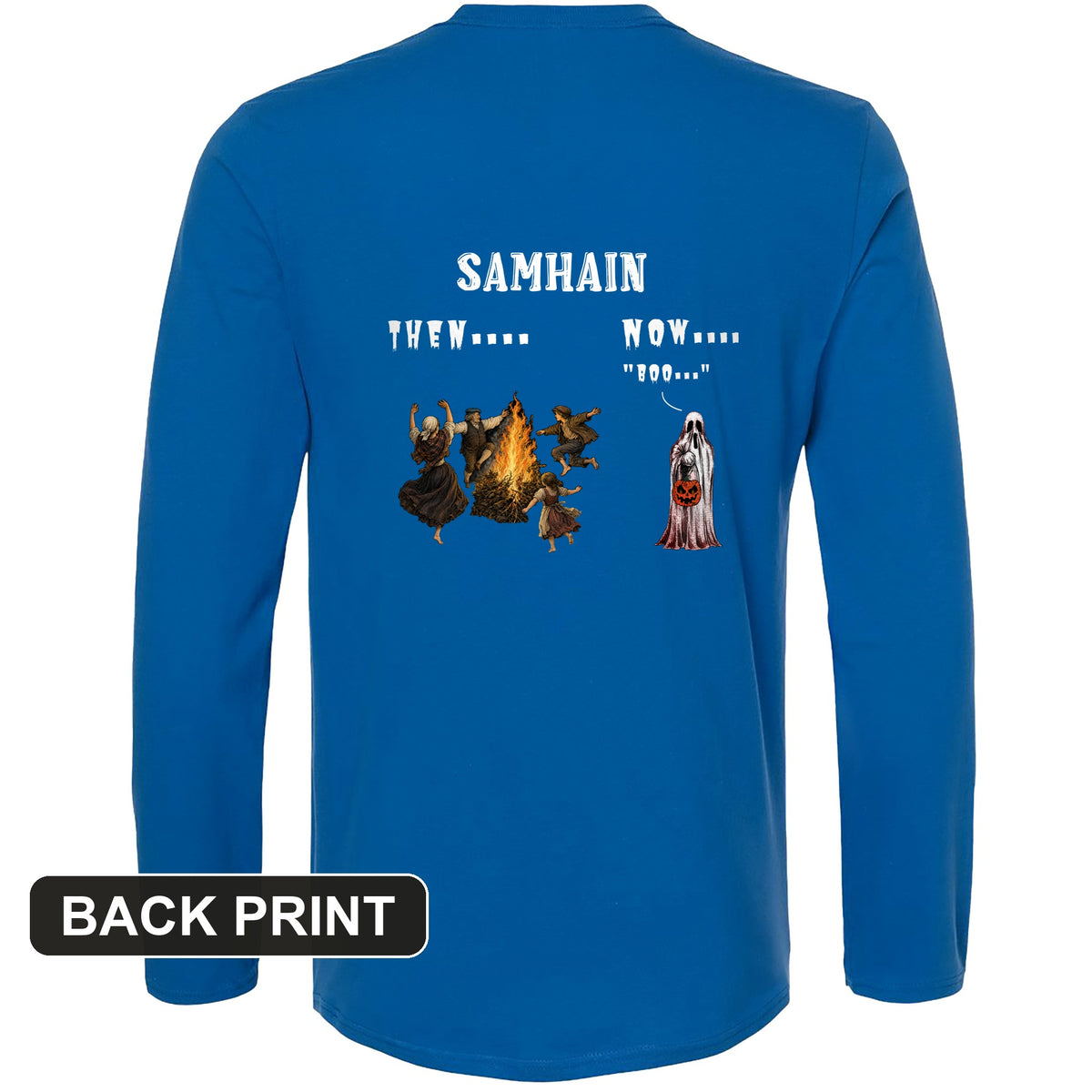 Samhain Back Print Long Sleeve T-Shirt