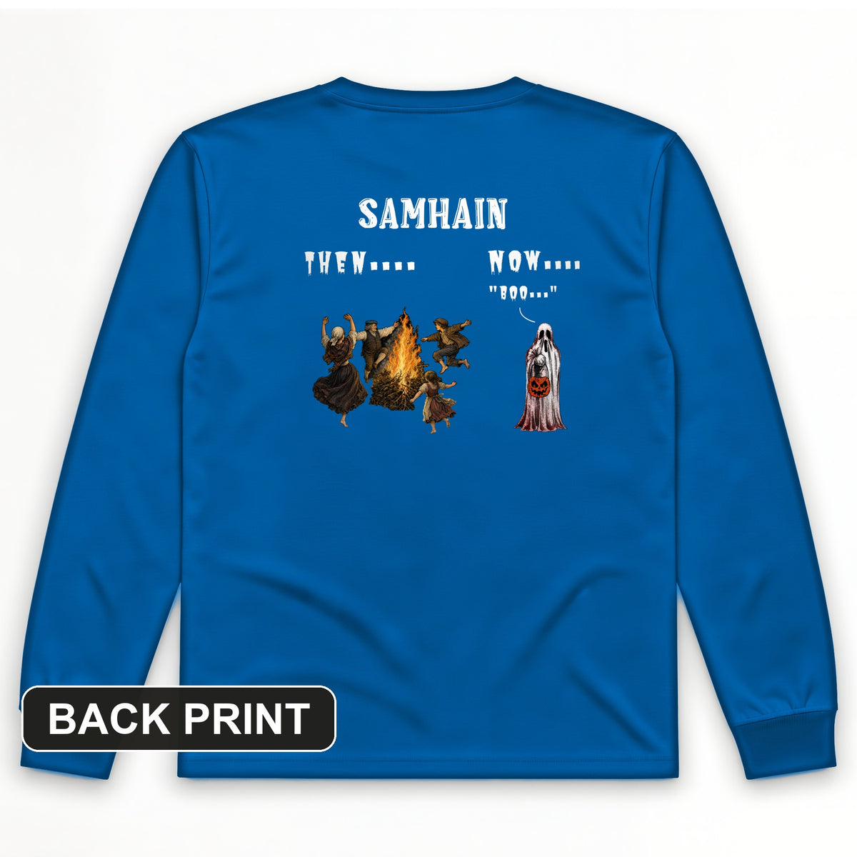Samhain Back Print Long Sleeve T-Shirt