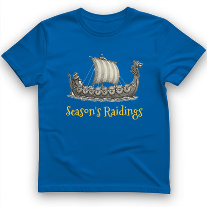 Seasons Raidings Viking Christmas T-Shirt