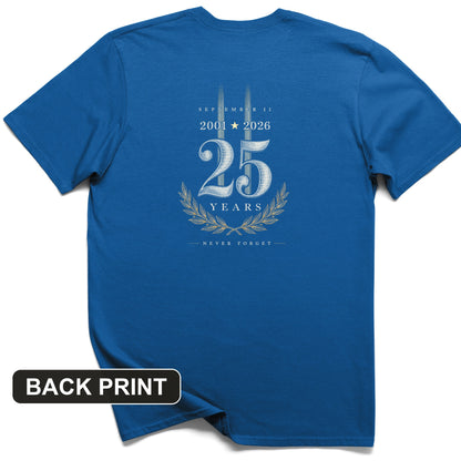 September 11 - 25 Years Back Print T-Shirt