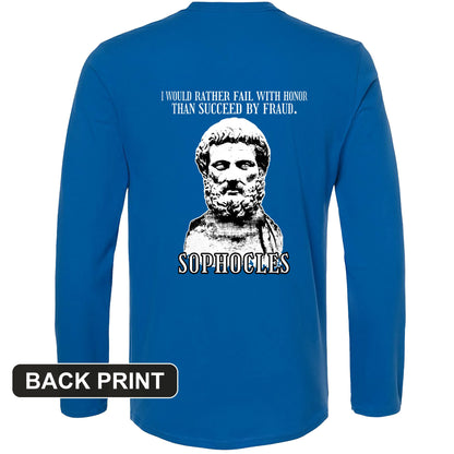 Sophocles Back Print Long Sleeve T-Shirt