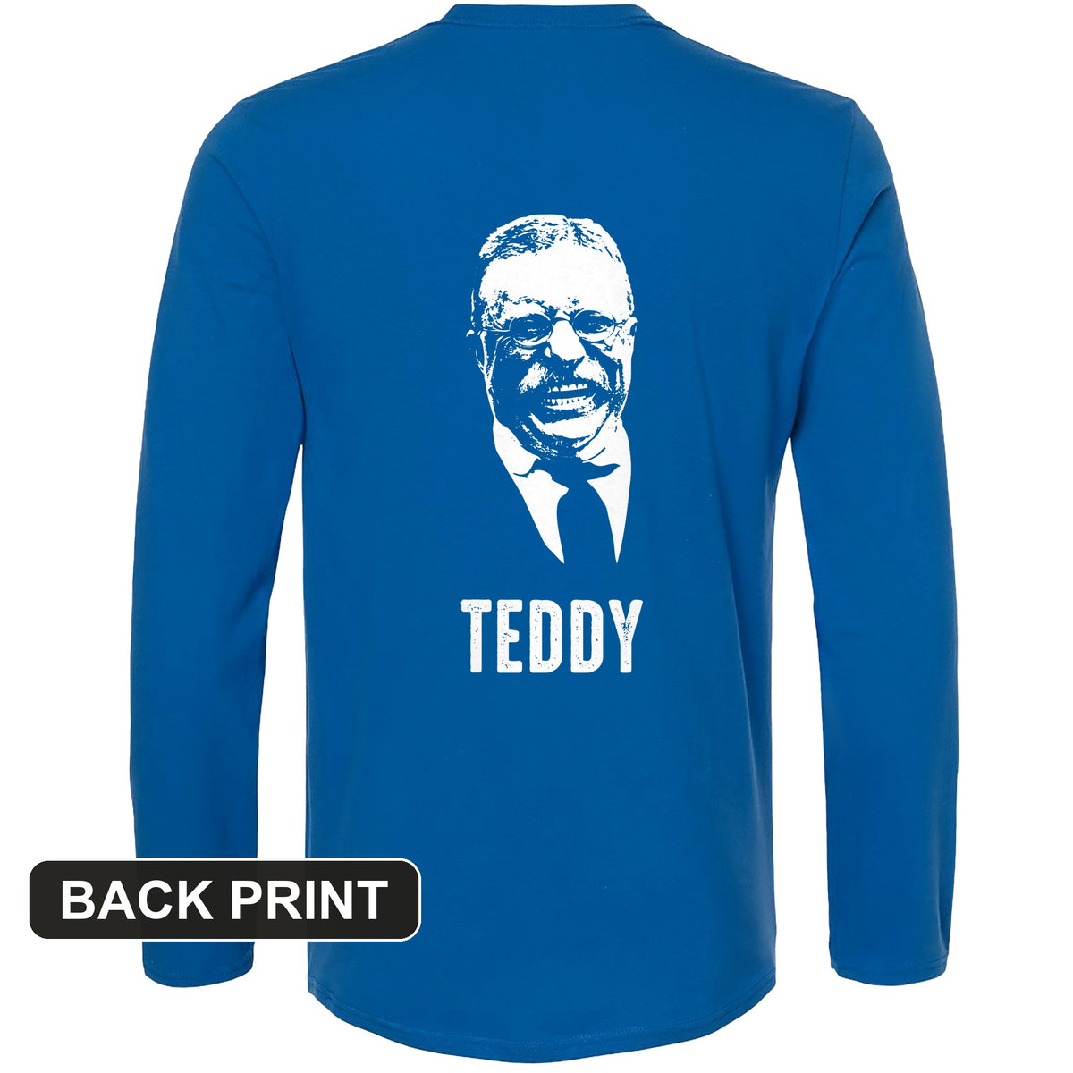 Teddy Back Print Long Sleeve T-Shirt