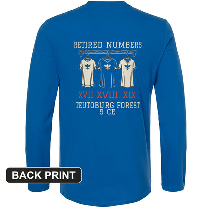 Teutoburg Retired Numbers Back Print Long Sleeve T-Shirt