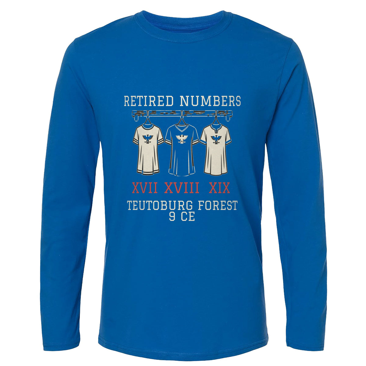 Teutoburg Retired Numbers Long Sleeve T-Shirt