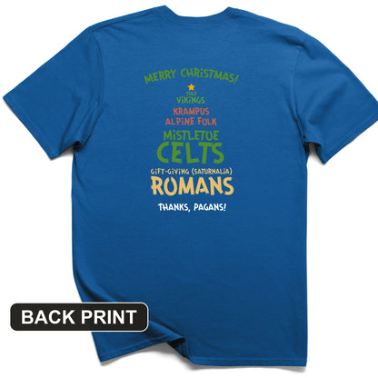 Thanks Pagans Back Print T-Shirt