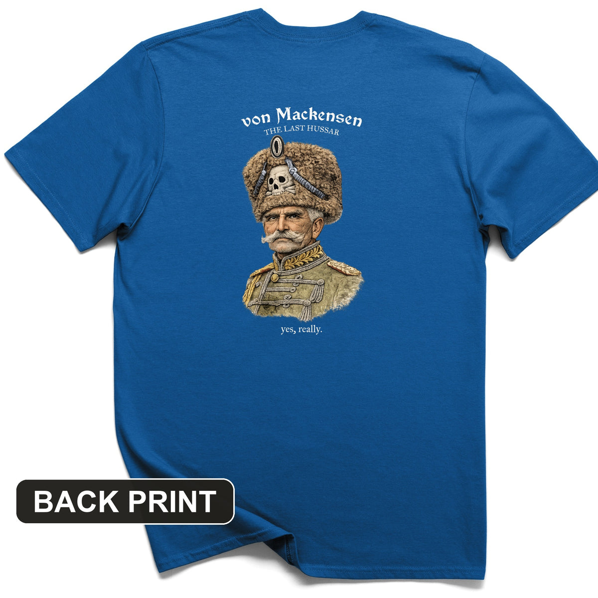 The Last Hussar Back Print T-Shirt