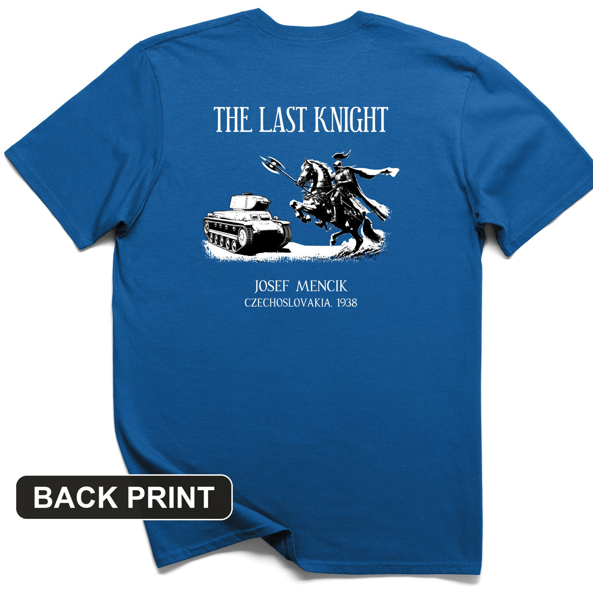 The Last Knight Back Print T-Shirt