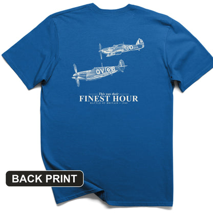 Their Finest Hour Back Print T-Shirt