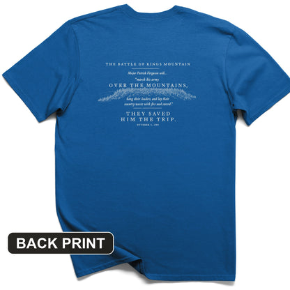They Saved Him The Trip Back Print T-Shirt