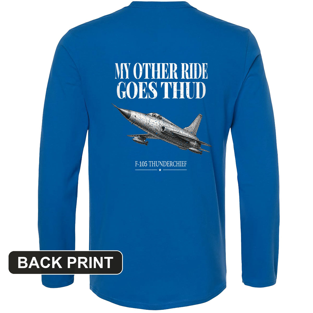 Thud Back Print Long Sleeve T-Shirt