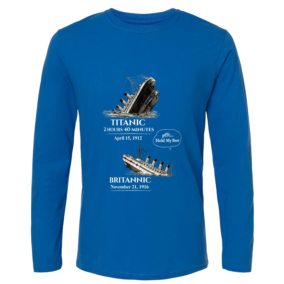 Titanic and Britannic Long Sleeve T-Shirt