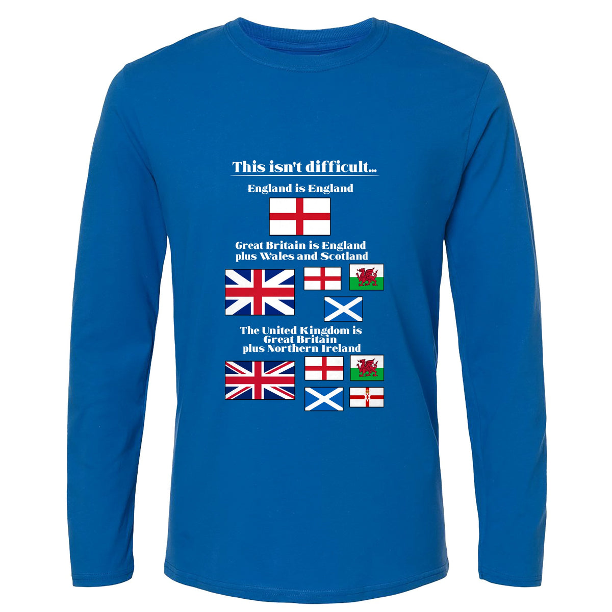 UK Make-up Long Sleeve T-Shirt