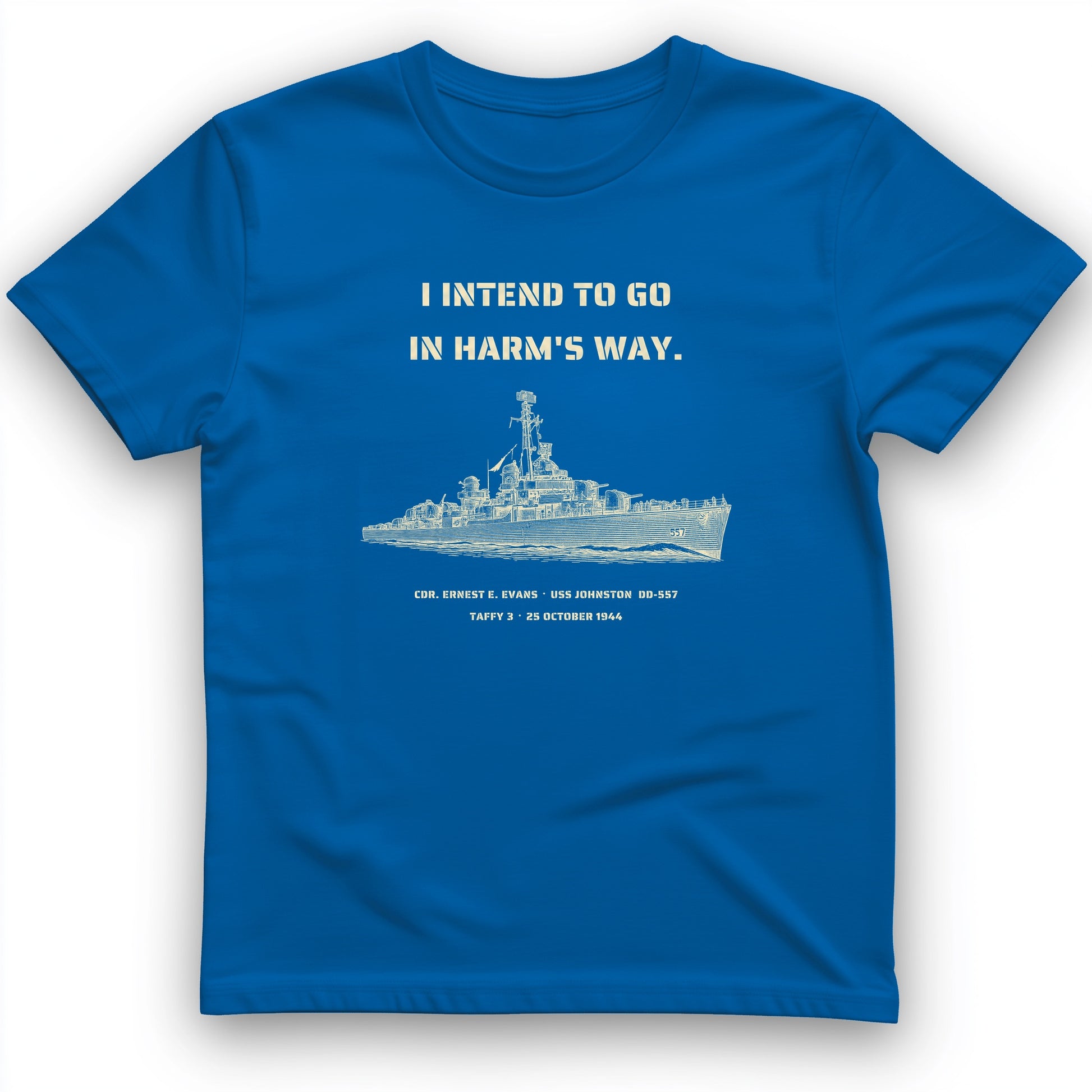 USS Johnston In Harms Way T-Shirt