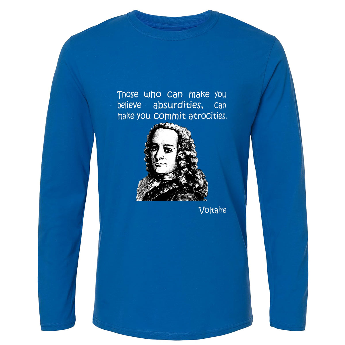 Voltaire Absurdities Long Sleeve T-Shirt