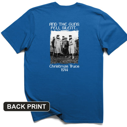 WWI Christmas Truce Back Print T-Shirt