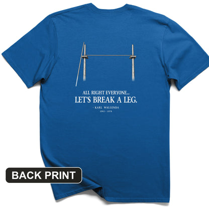 Wallendas Back Print T-Shirt