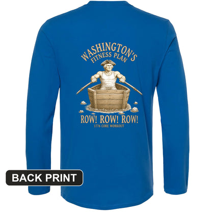 Washington Fitness Plan Back Print Long Sleeve T-Shirt