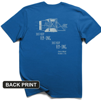 Wright Brothers Back Print T-Shirt