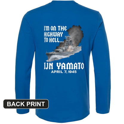 Yamato Back Print Long Sleeve T-Shirt