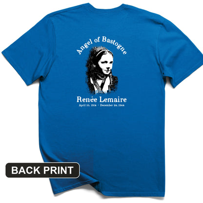 Angel of Bastogne Back Print T-Shirt