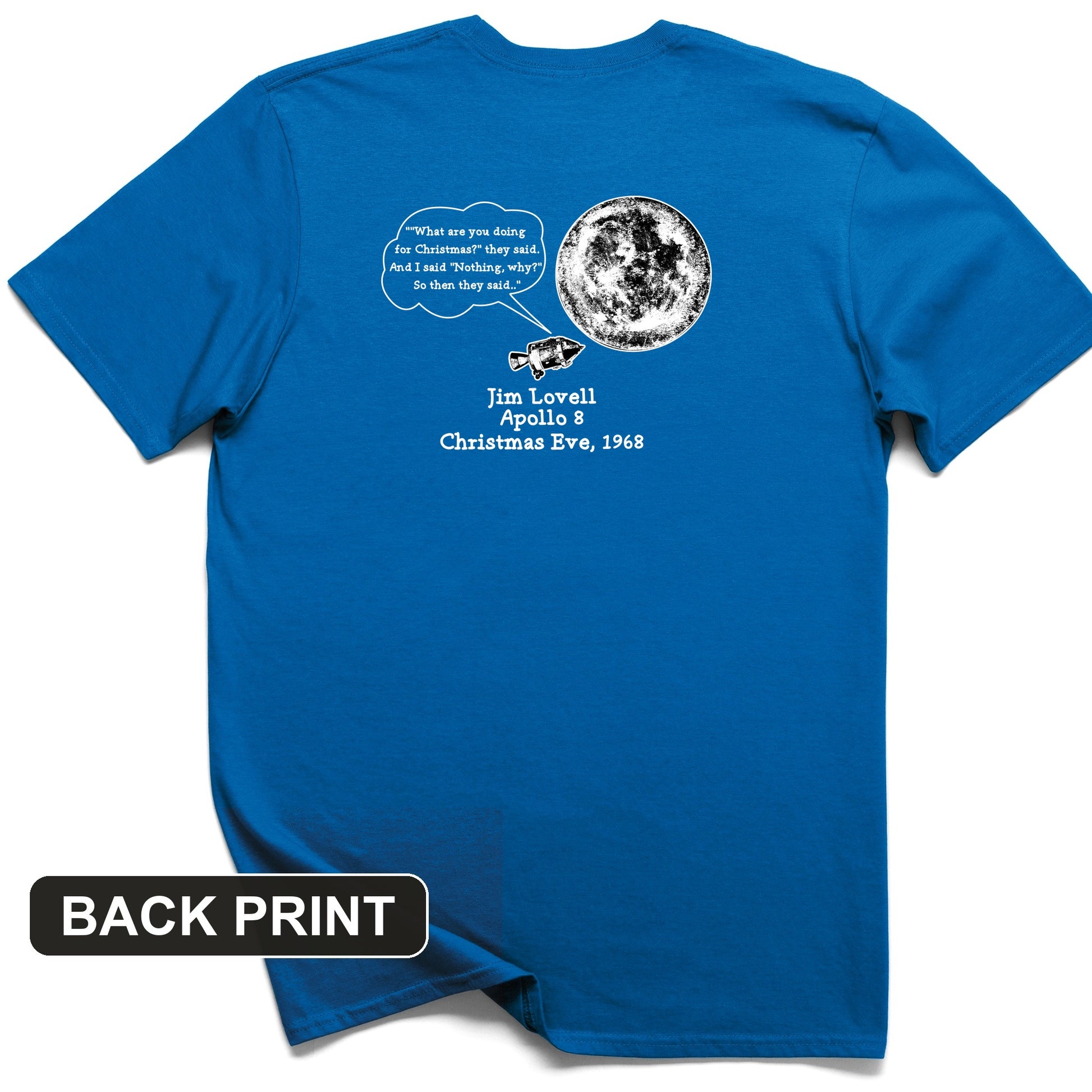Apollo 8 Back Print T-Shirt