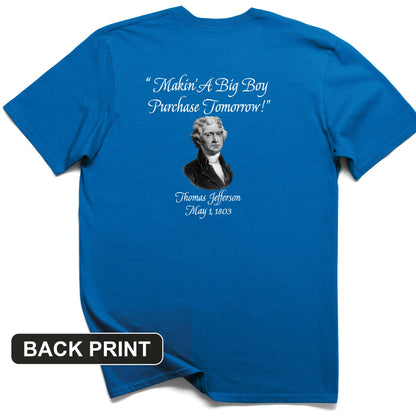 Big Boy Purchase Back Print T-Shirt