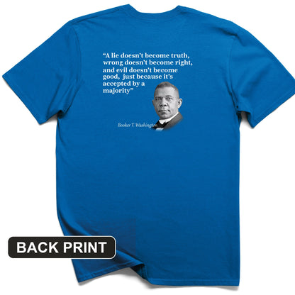 Booker T Washington Back Print T-Shirt