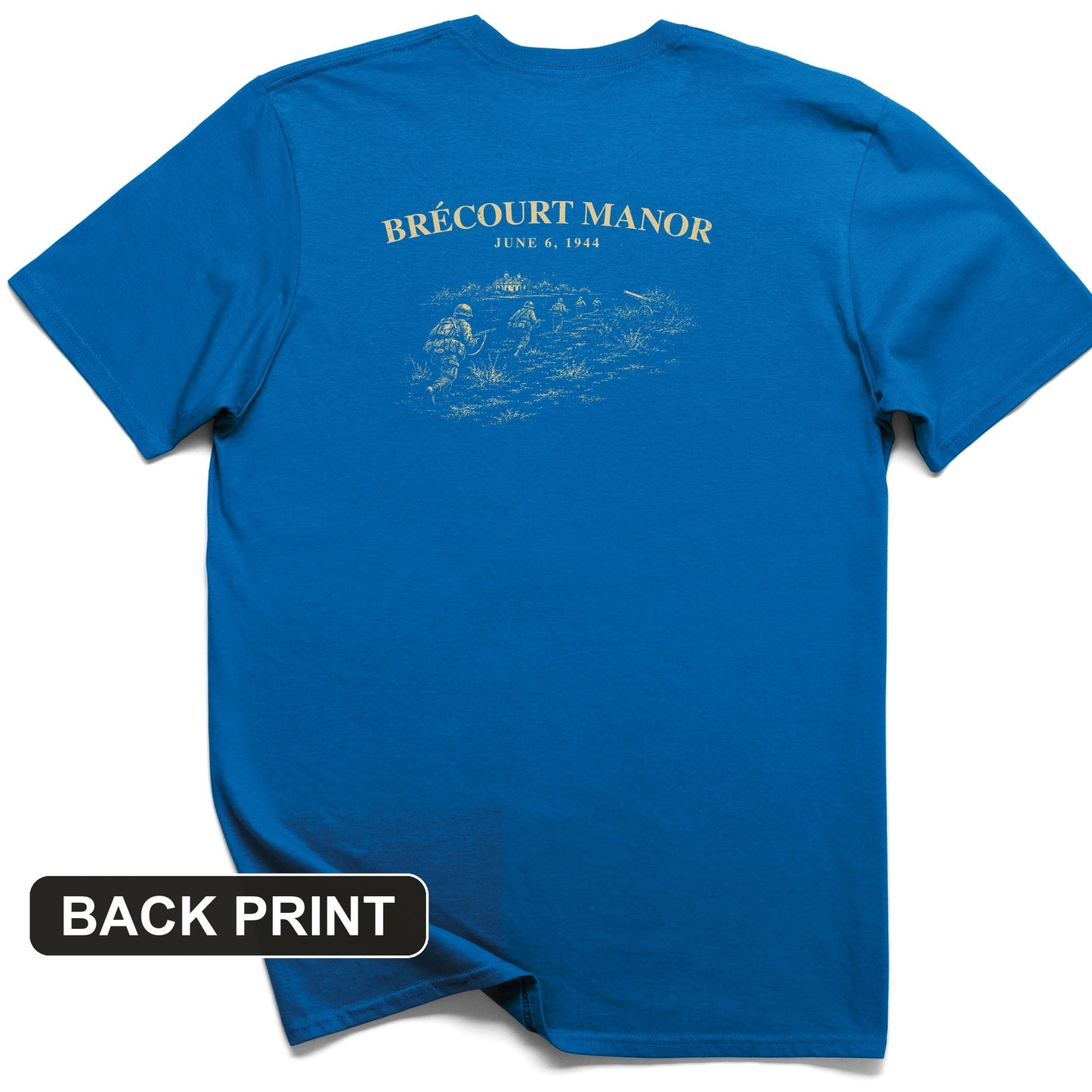 Brecourt Manor Back Print T-Shirt