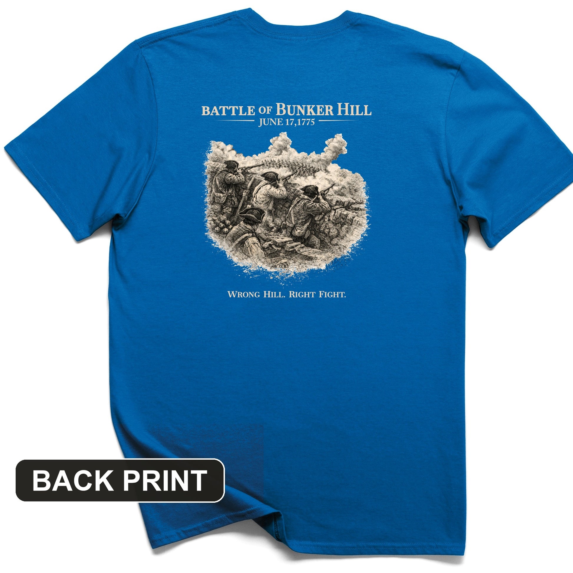 Bunker Hill Back Print T-Shirt