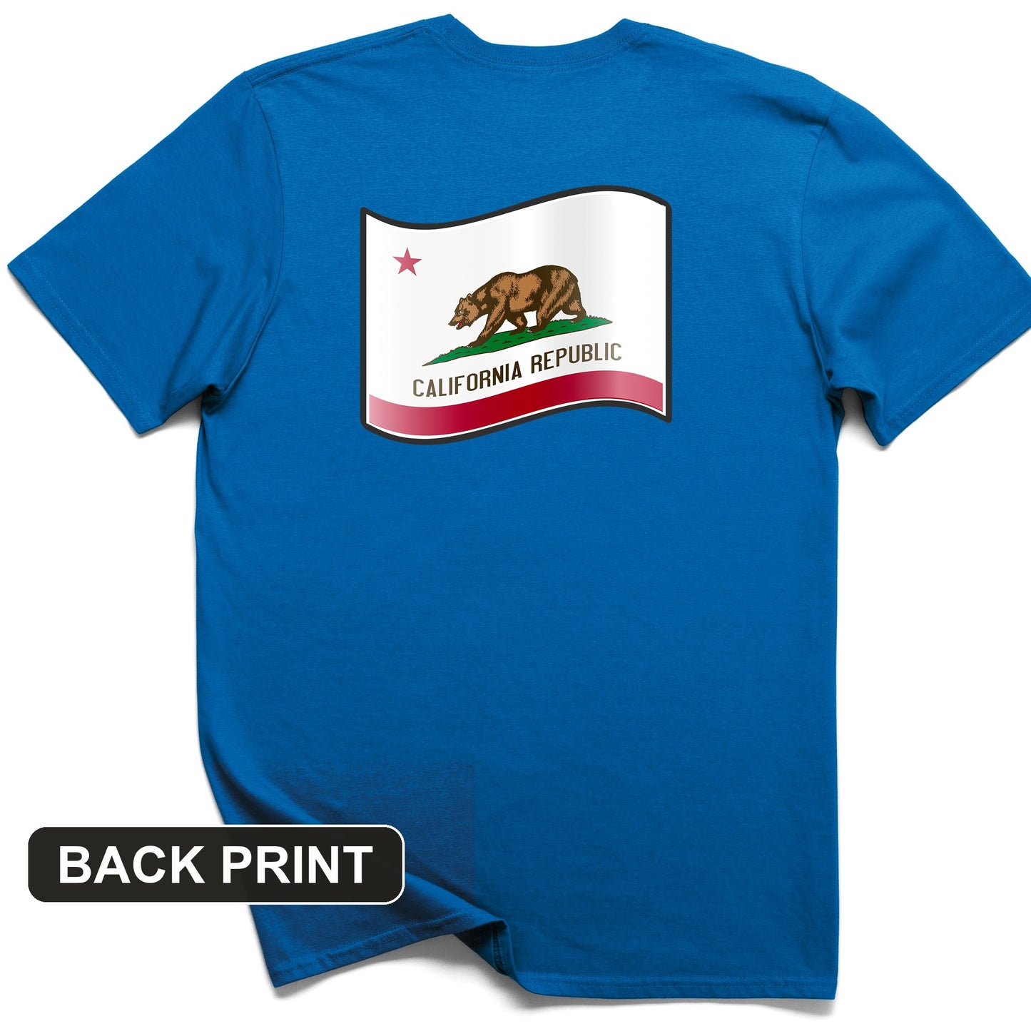 California Republic Back Print T-Shirt