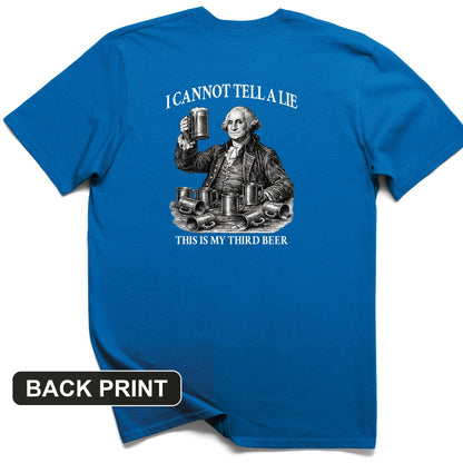 Cannot Tell a Lie Back Print T-Shirt