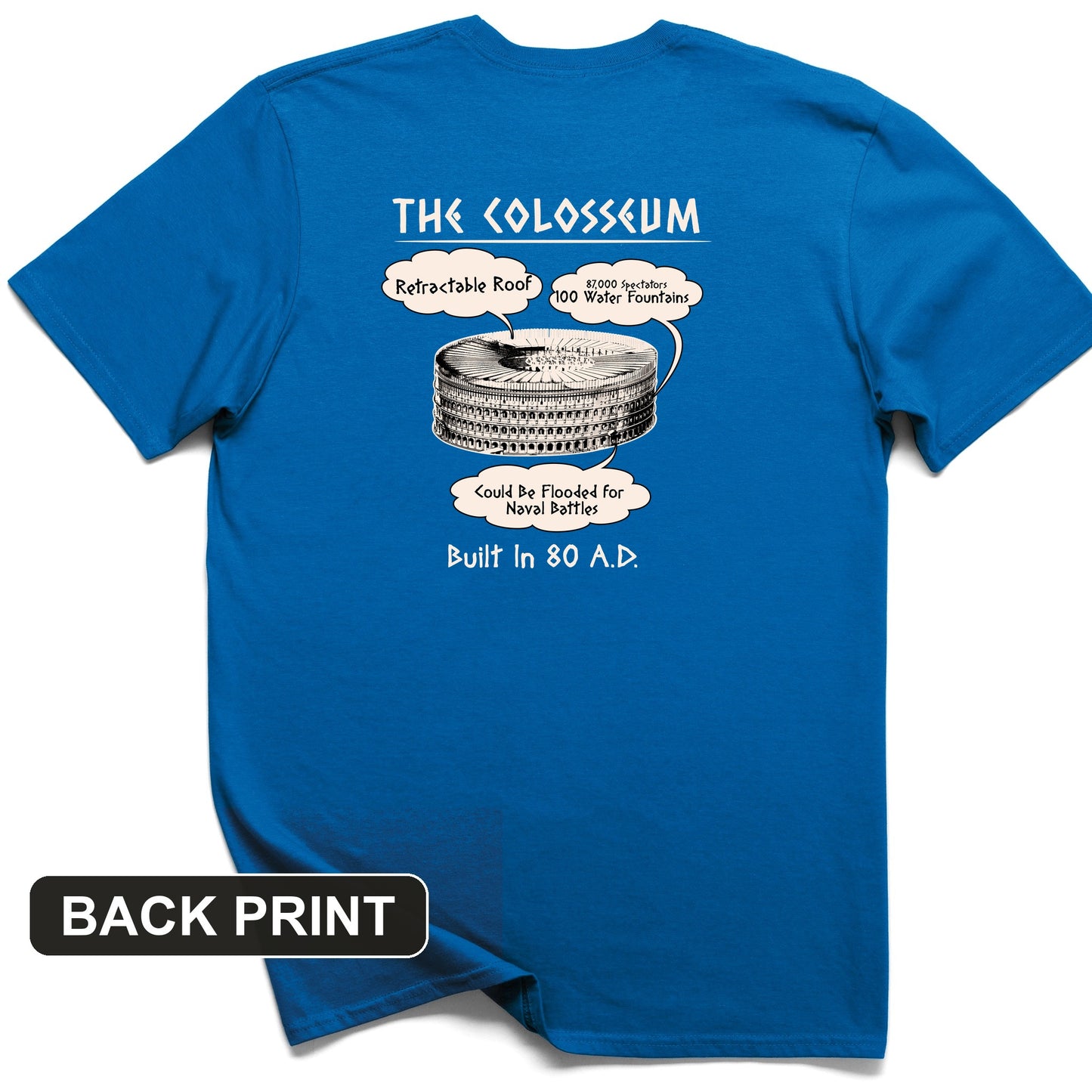 Colosseum Back Print T-Shirt
