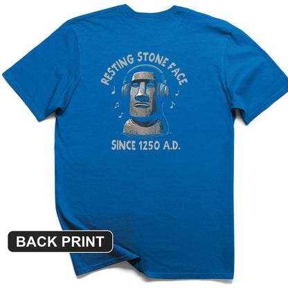 Easter Island Back Print T-Shirt