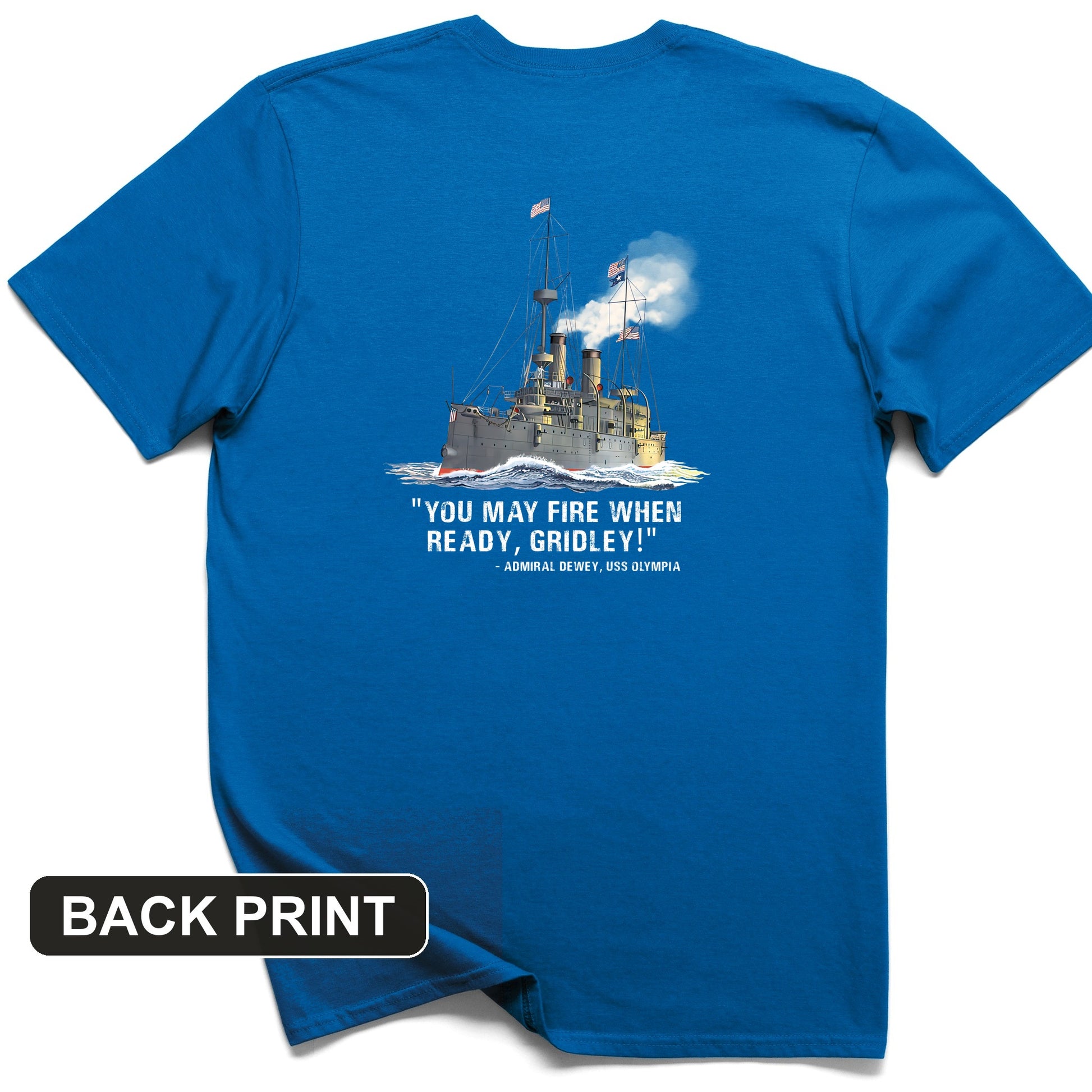 Fire When Ready Back Print T-Shirt