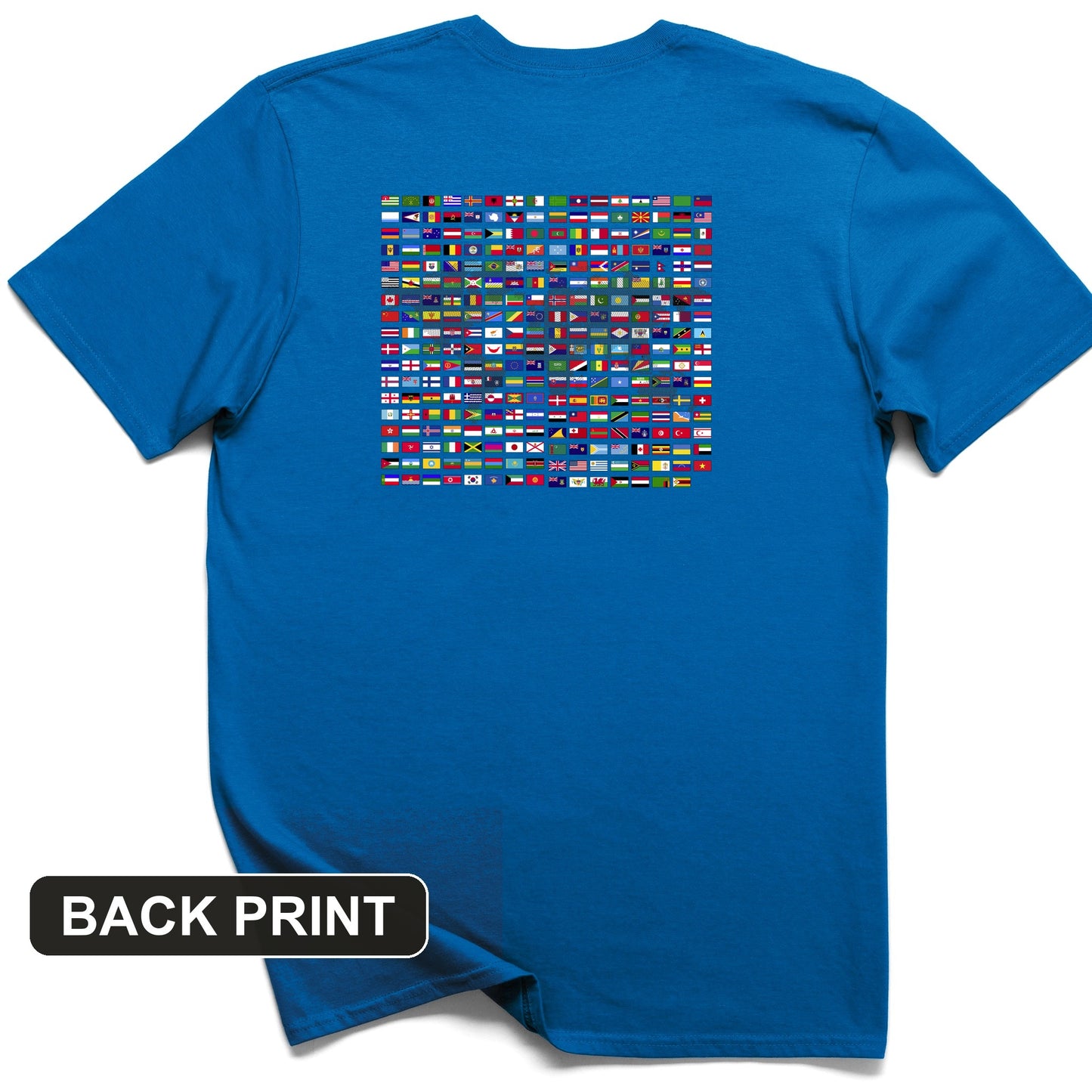 Flags of the World Back Print T-Shirt