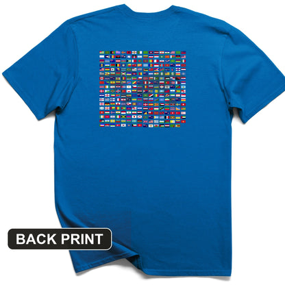 Flags of the World Back Print T-Shirt