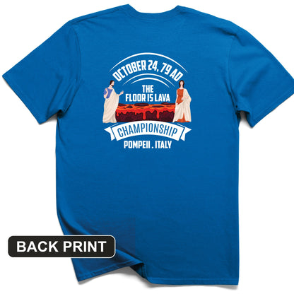 Floor is Lava Back Print T-Shirt