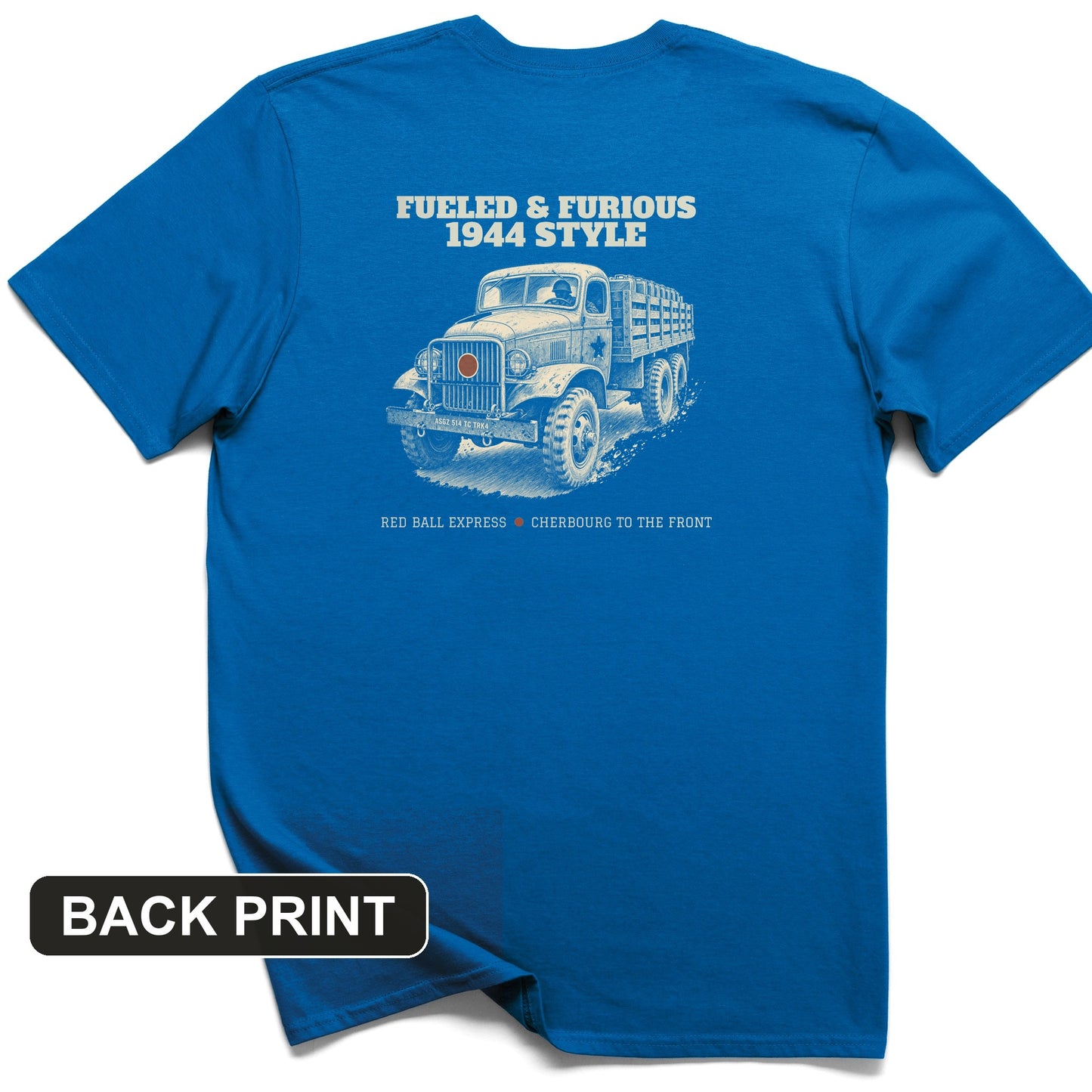Fueled and Furious Back Print T-Shirt