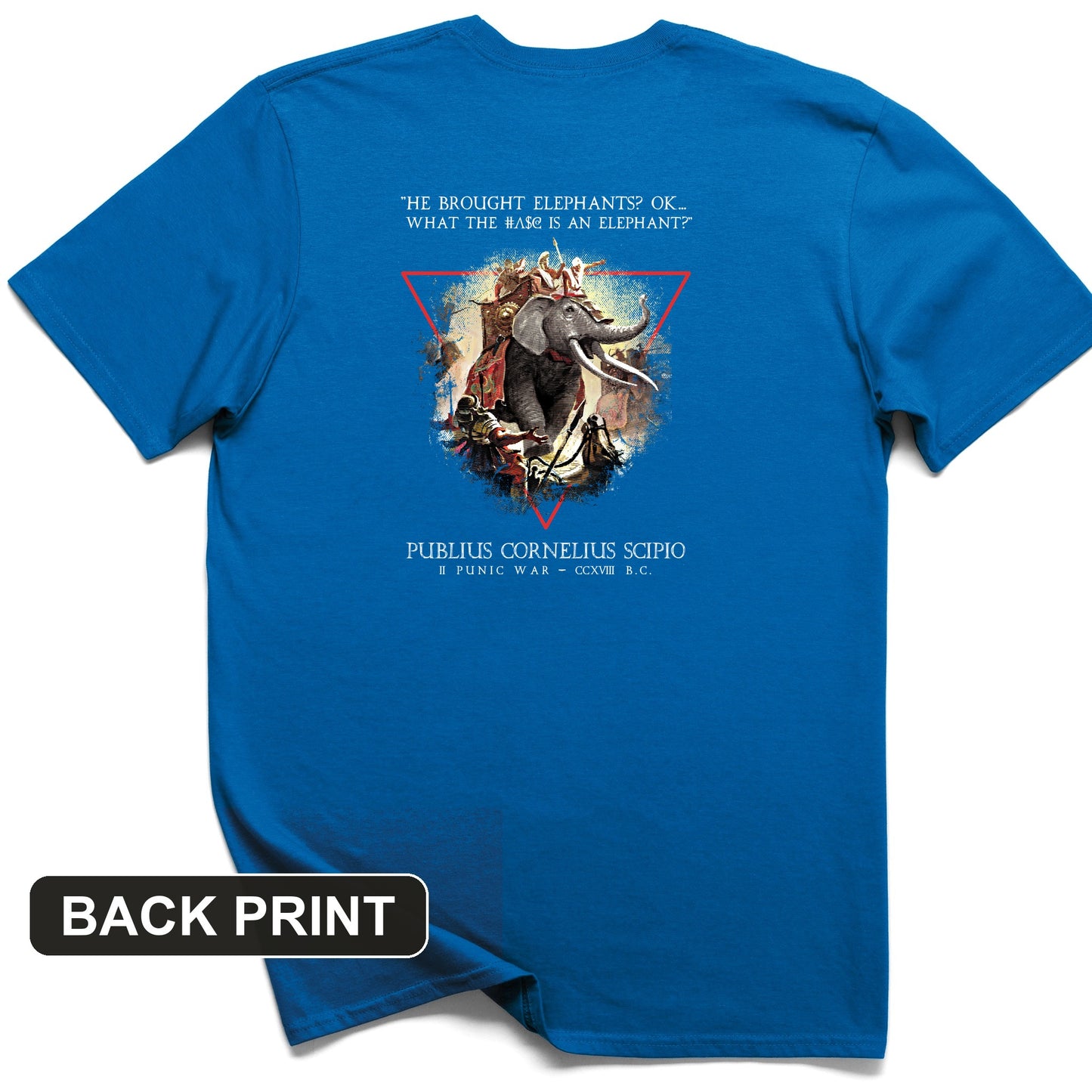 Hannibal Elephants Back Print T-Shirt
