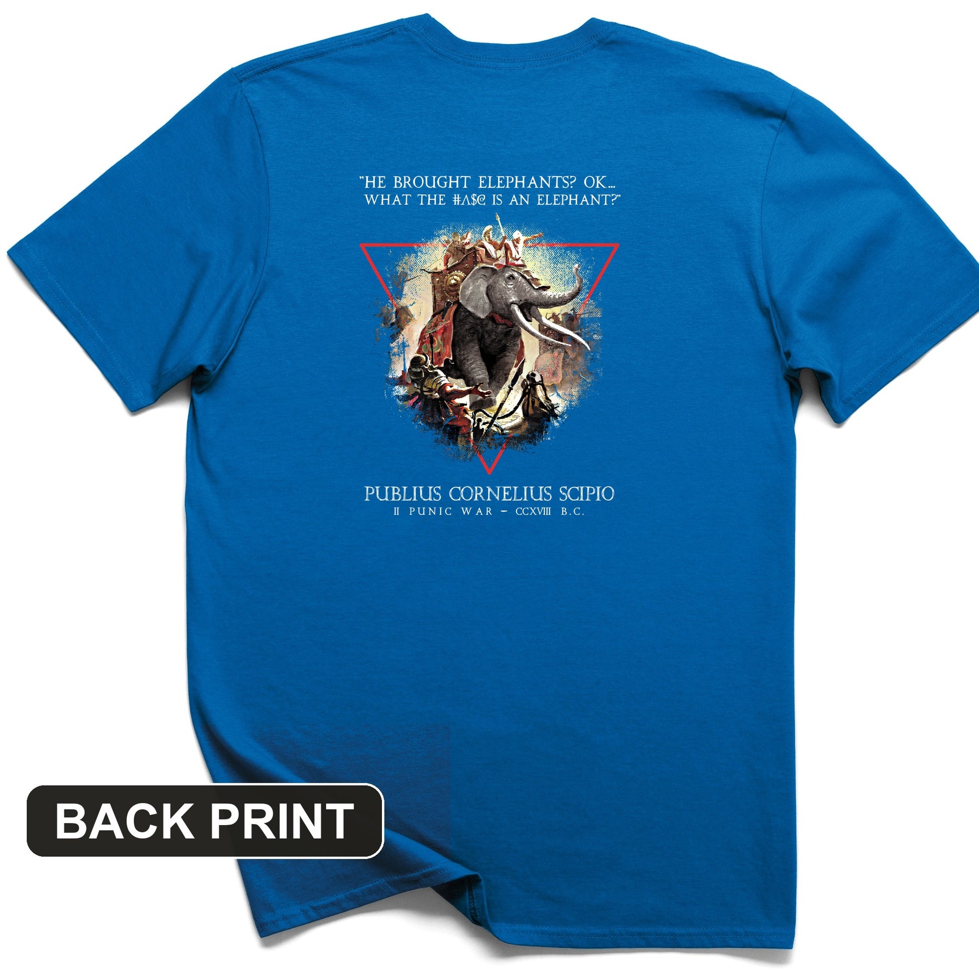 Hannibal Elephants Back Print T-Shirt
