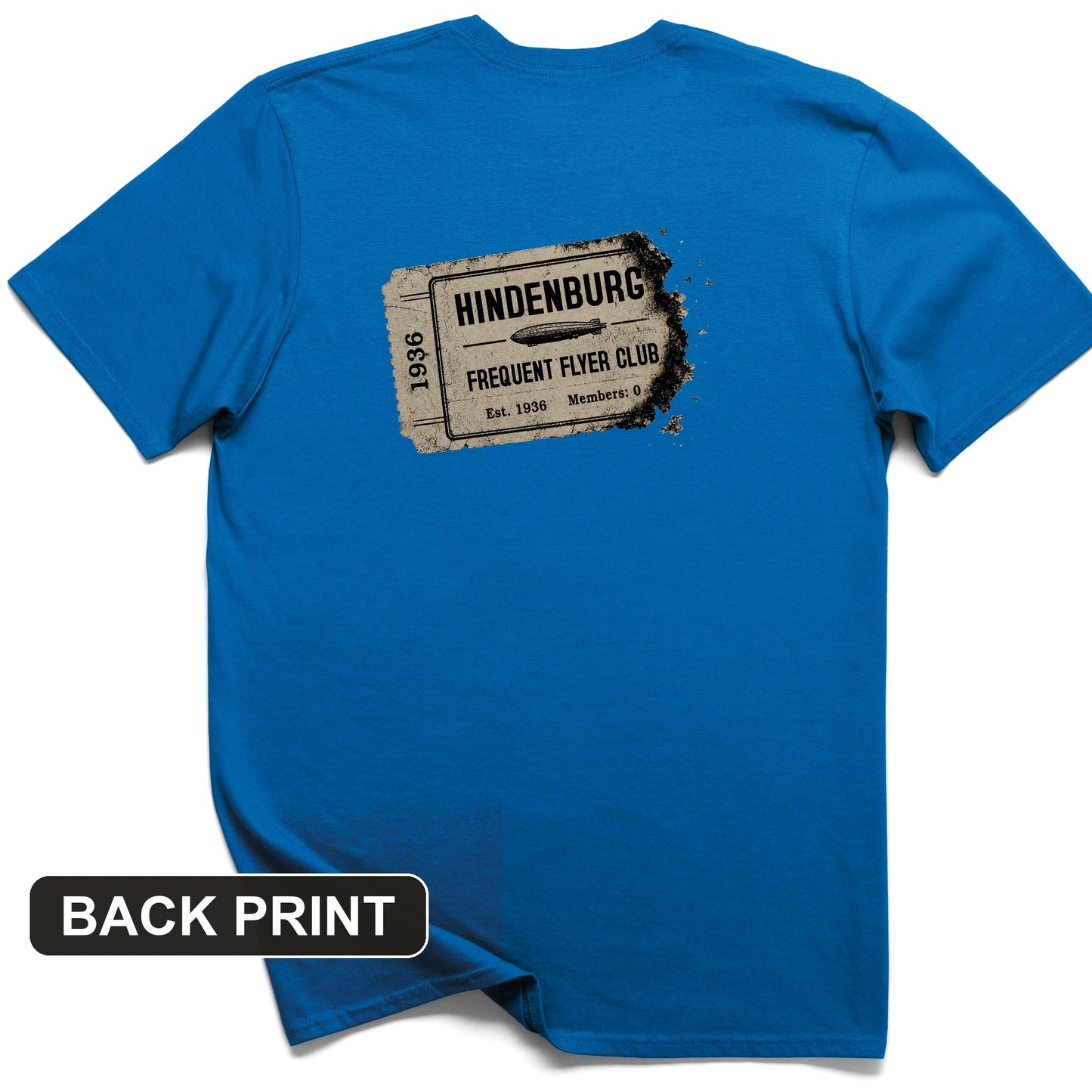 Hindenburg Back Print T-Shirt